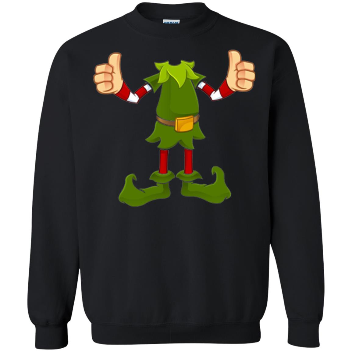 Chirstmas T-shirt Funny Elf Black