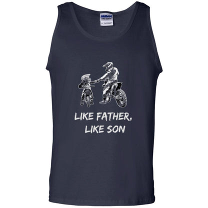 Motocross T-shirt Like Father Like Son T-shirt Navy