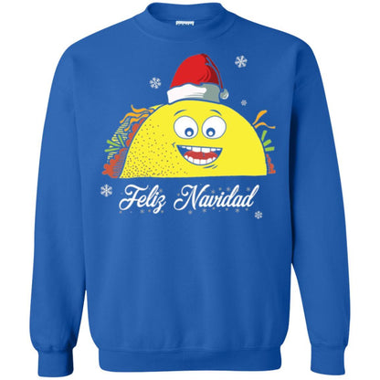 Christmas T-shirt Taco Feliz Navidad Royal