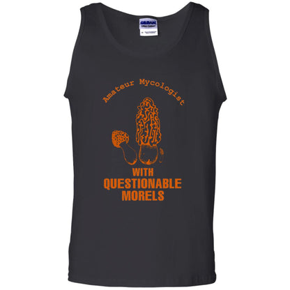 Amateur Mycologist With Questtionable Morels Shirt Black
