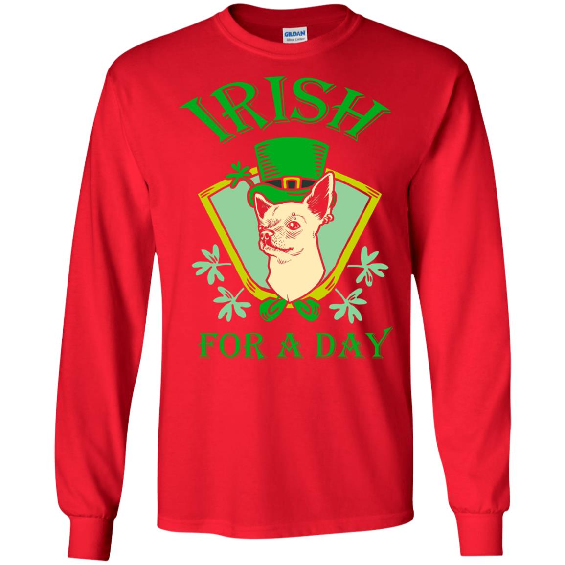 Saint Patrick's Day T-shirt Irish For A Day Red