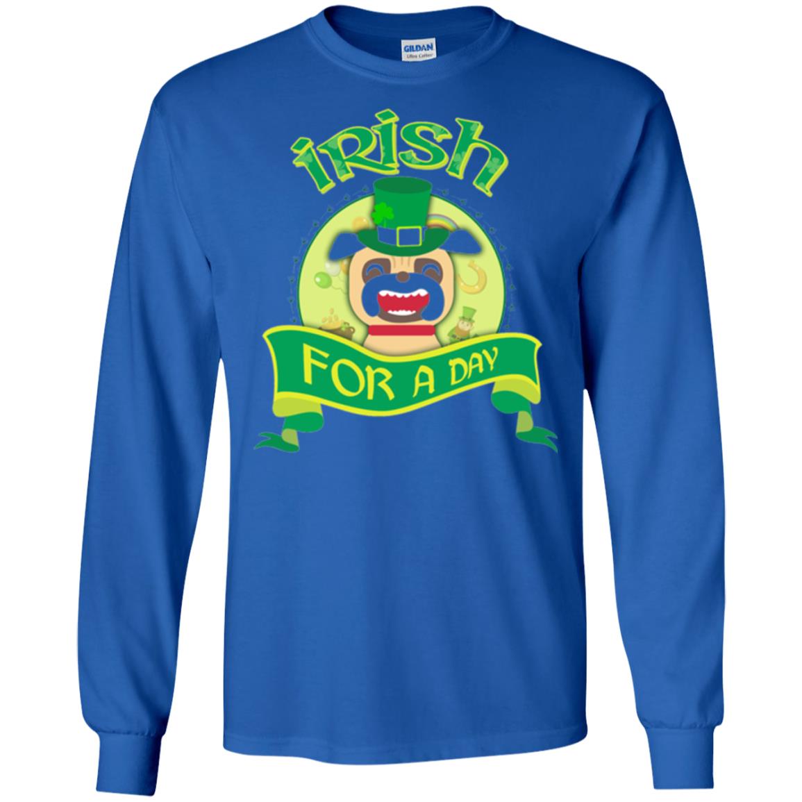 Saint Patrick_s Day T-shirt Amazing I_m Irish Pug Royal