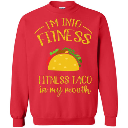 Im Into Fitness Fitness Taco In My Mouth Taco Lover T-shirt Red