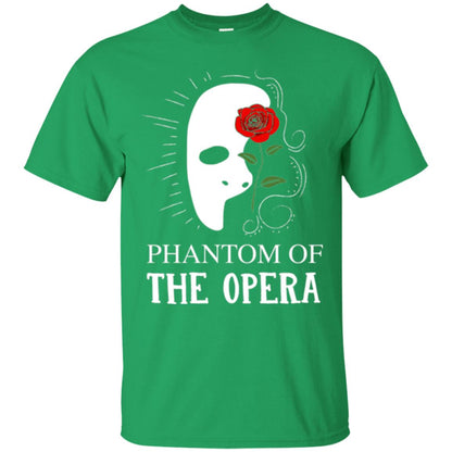 Phantom And The Opera Roses T-shirt Irish Green