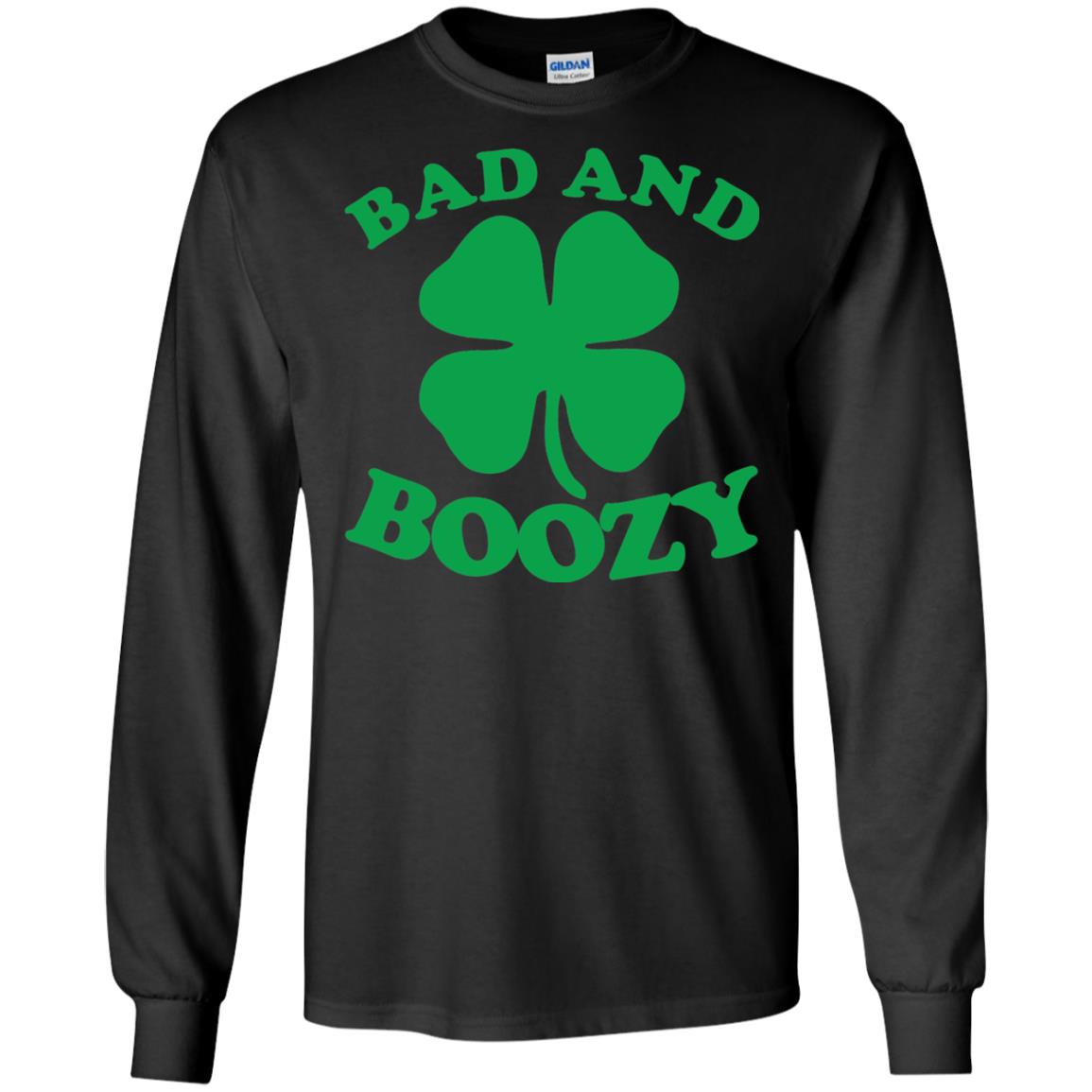 Bad And Boozy Saint Patricks Day T-shirt