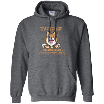Once You've Lived With A Shiba Inu You Can Never Live Without One Shirt Dark Heather