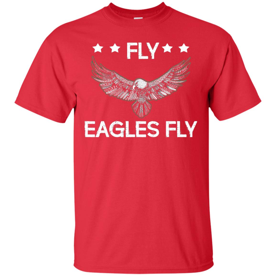 Flying Eagles Fly T-shirt Red