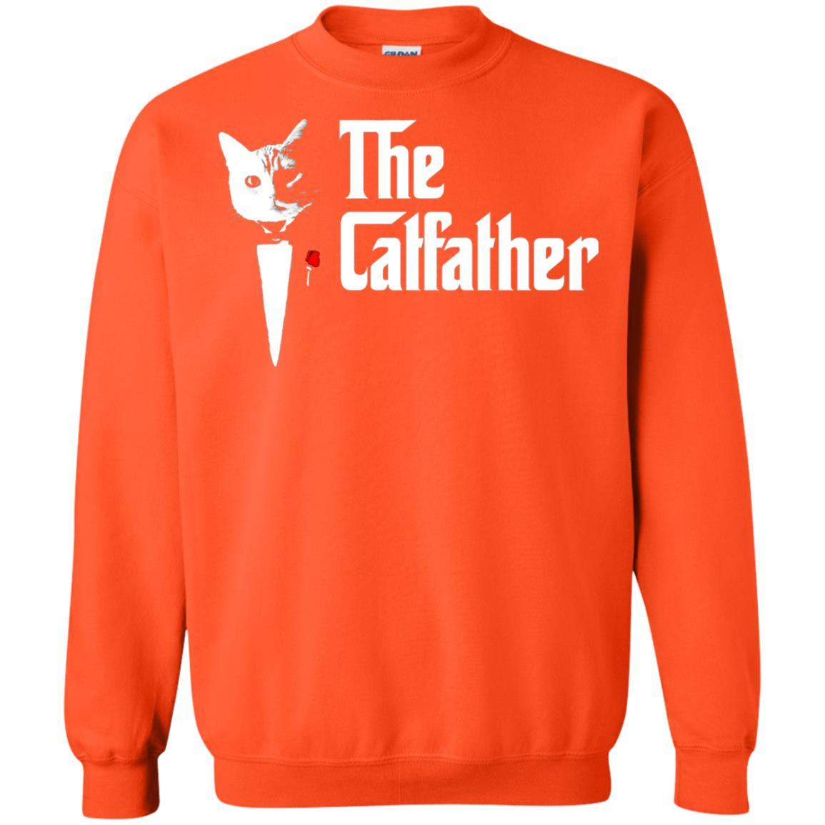 Daddy T-shirt The Catfather Orange