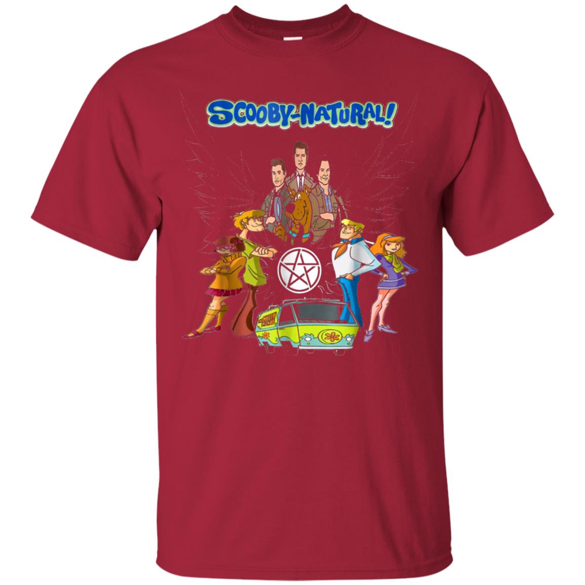 Scooby Natural Mystery Team Cartoon Shirt Cardinal