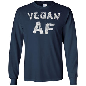 Vegetarian T-shirt Vintage Vegan Af T-shirt