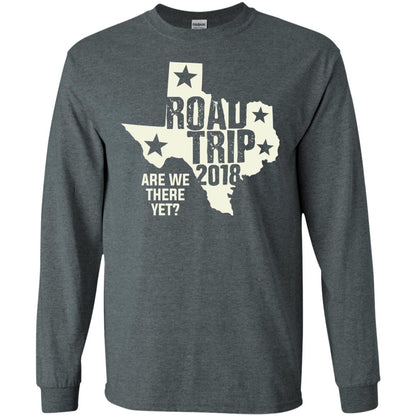 Texas Road Trip 2018 Funny Family Vacation Shirt Dark Heather