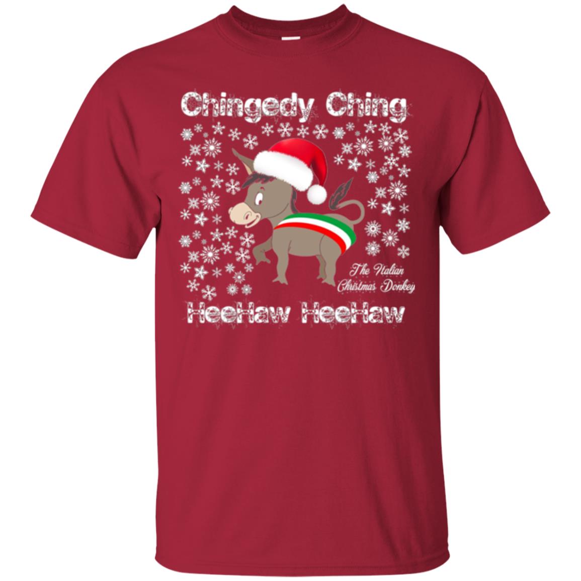 Christmas T-shirt The Italian Christmas Donkey Cardinal