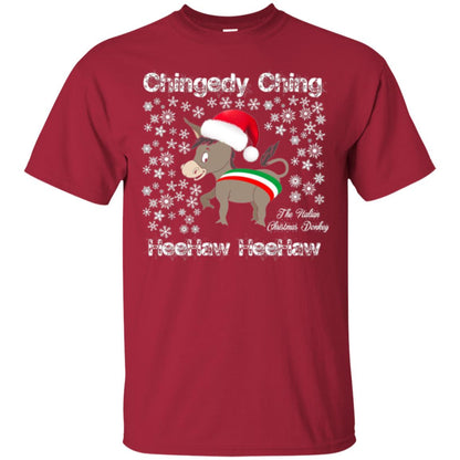 Christmas T-shirt The Italian Christmas Donkey Cardinal