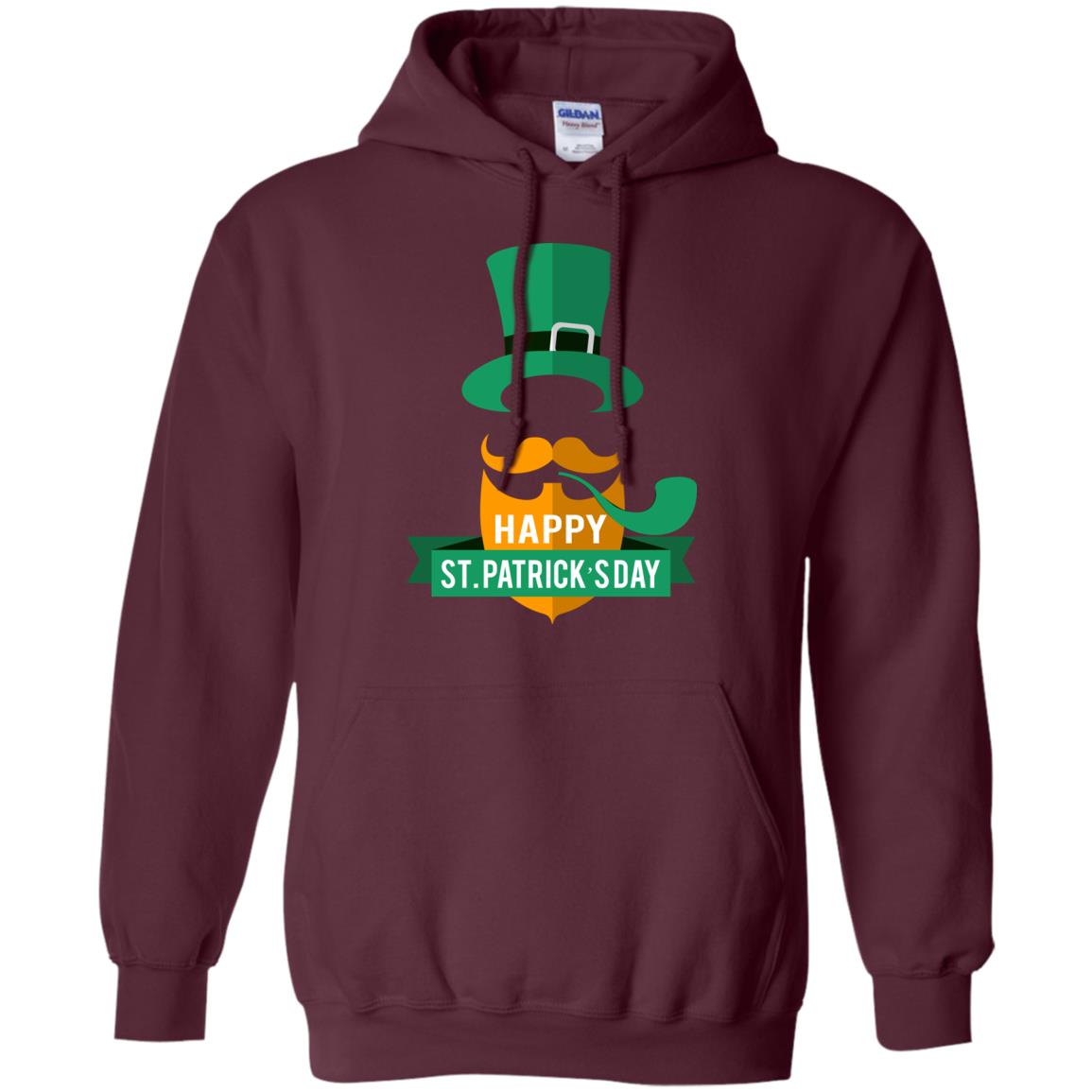 Happy St.patrick's Day T-shirt Maroon
