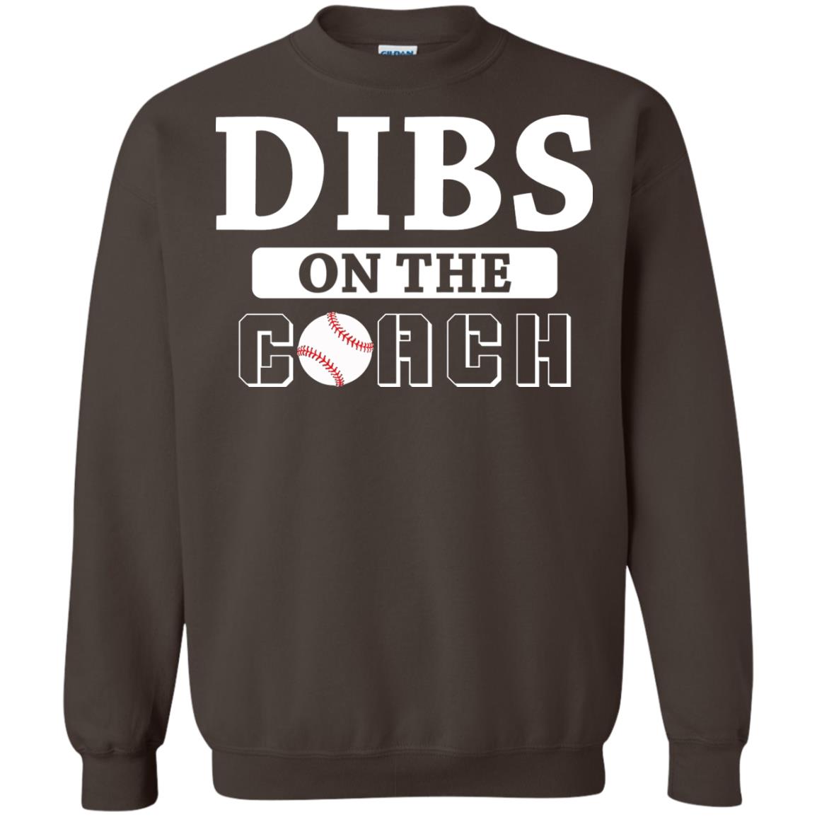 Dibs On The Coach Baseball T-shirt Dark Chocolate