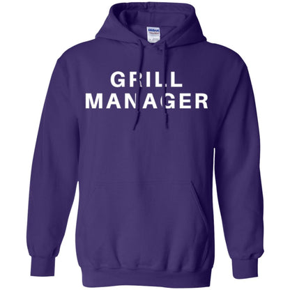 Cooking T-shirt Grill Manager Purple
