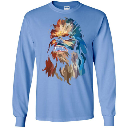 Chewbacca Art T-shirt Carolina Blue