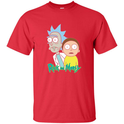 Film T-shirt Rick And Morty Stunned Red