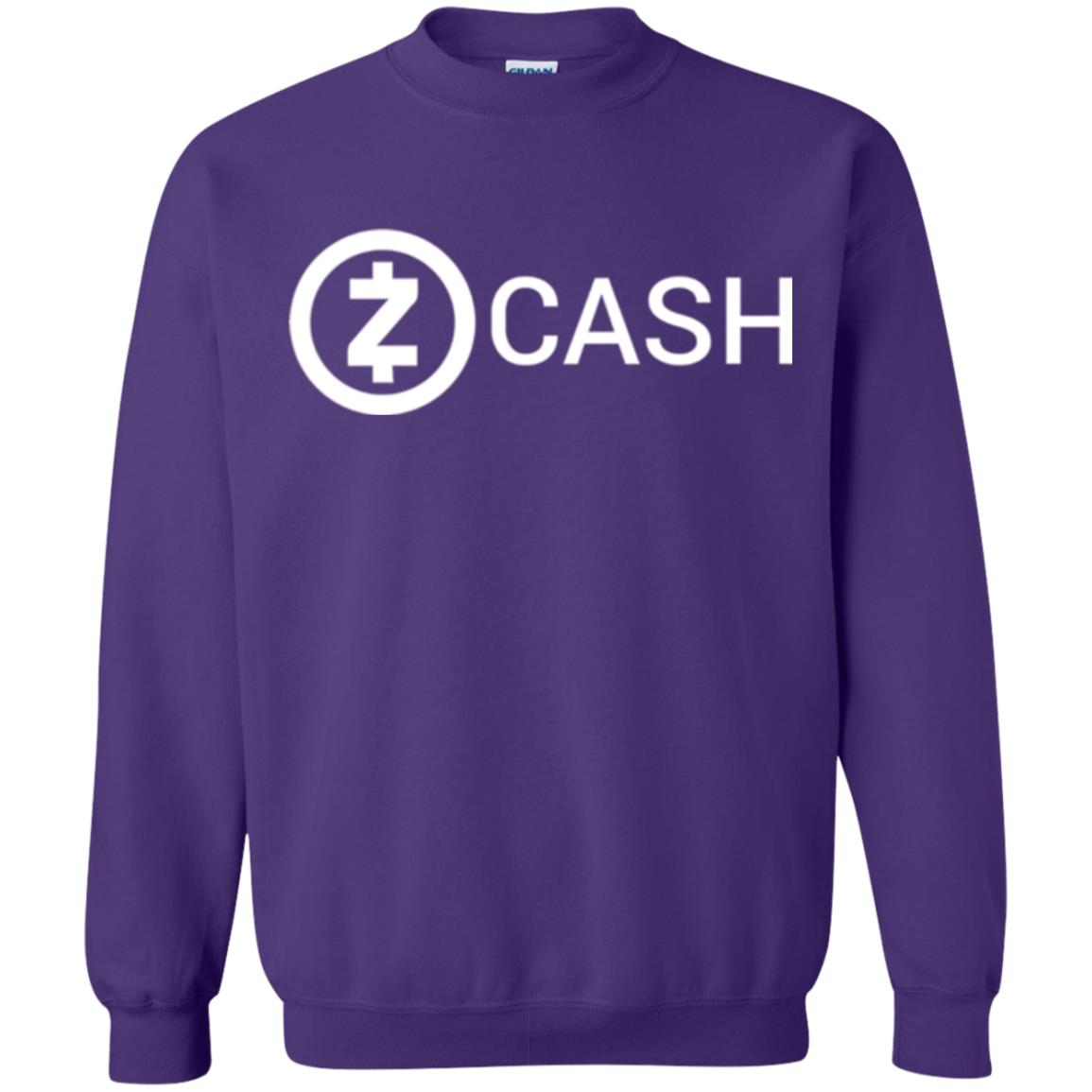 Cryptocurrency Zec Logo T-shirt Zcash Purple