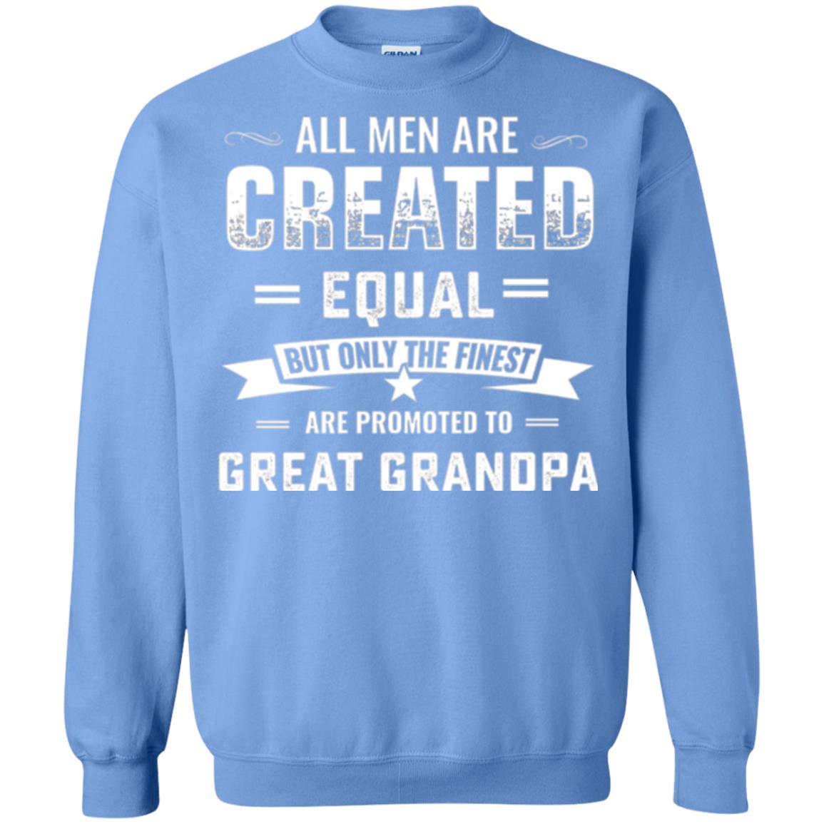 Papa T-shirt All Men Are Created Equal Carolina Blue