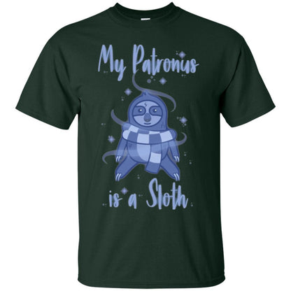 Film T-shirt My Patronus Is A Sloth T-shirt Forest Green