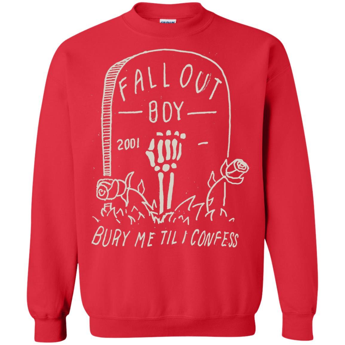Fall Out Boy Bury Me Till I Confess T-shirt Red