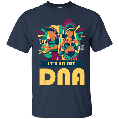 Mardi Gras T-shirt It's In My Dna Navy
