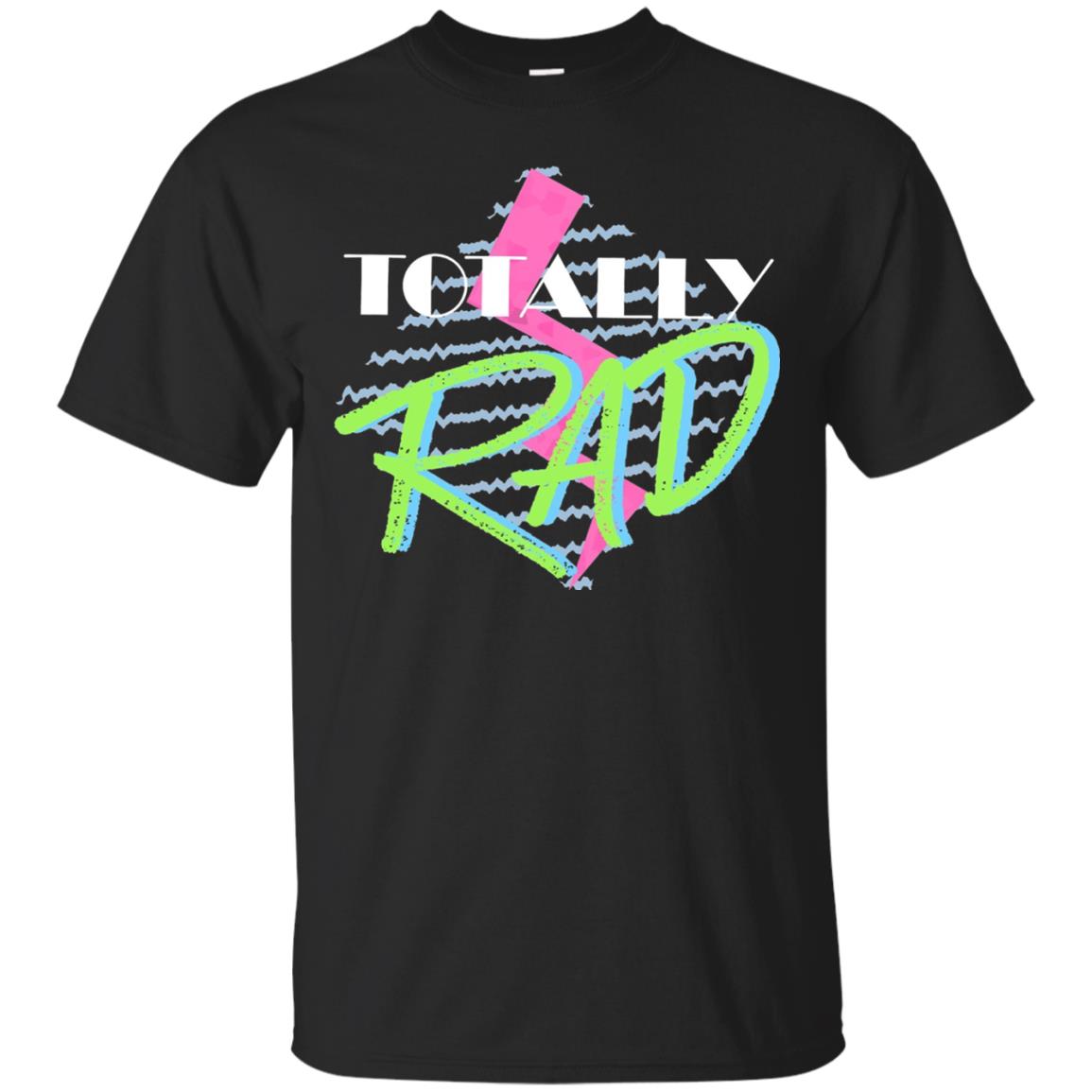 Totally Rad 1980s Party Shirt Black