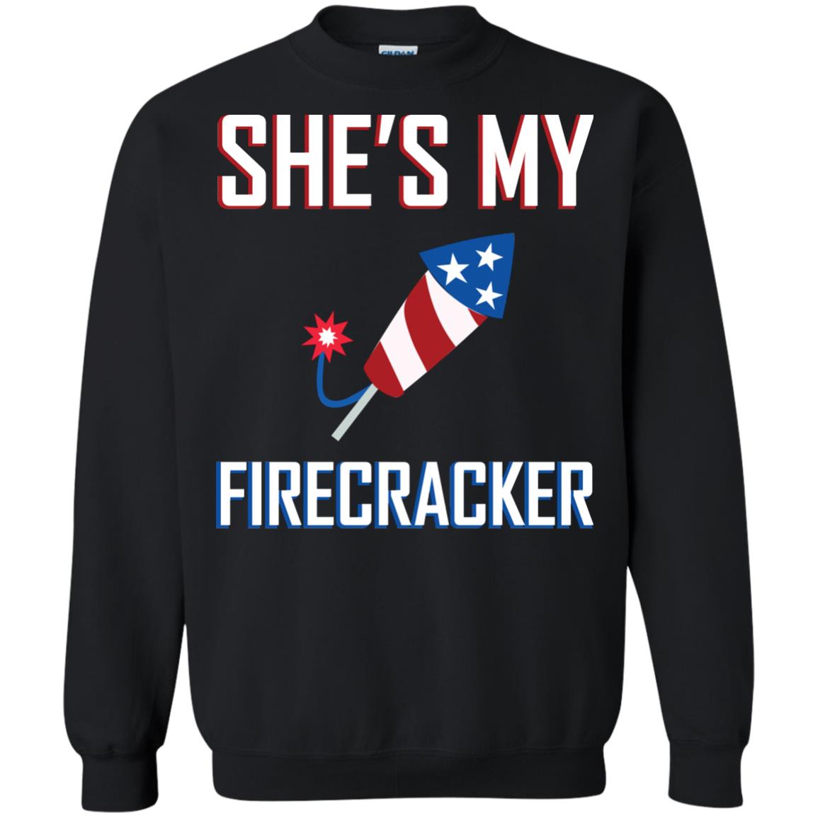 She_s My Firecracker Shirt For Mens Black