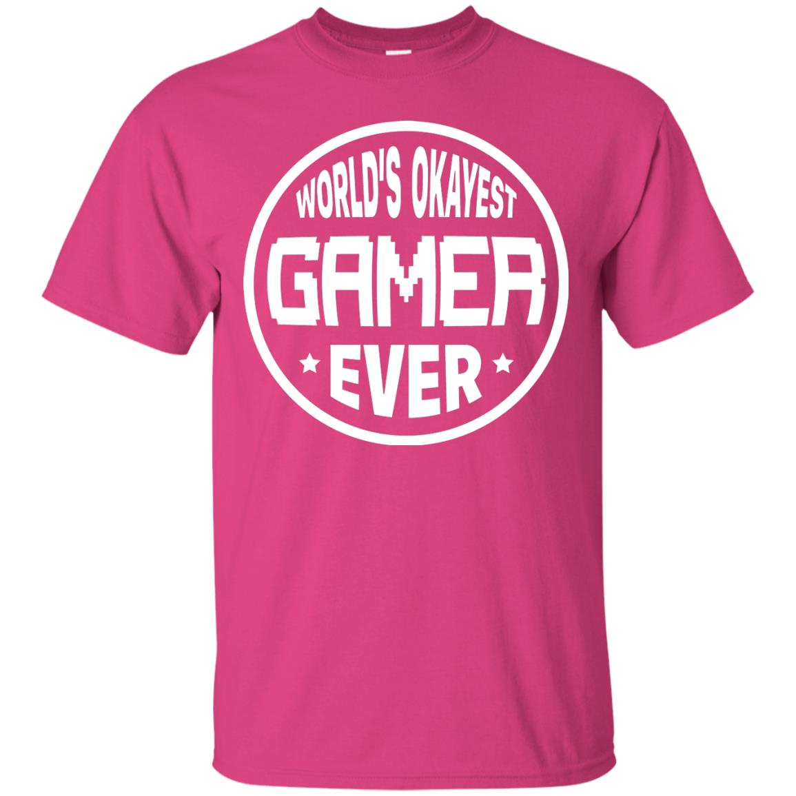 World’s Okayest Gamer Ever Best T-shirt For Gaming Lover Heliconia