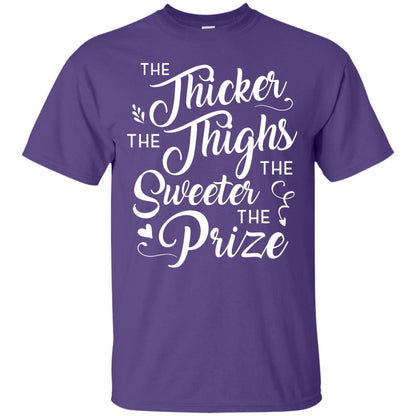 The Thicker The Thighs The Sweeter The Prize T-shirt Purple
