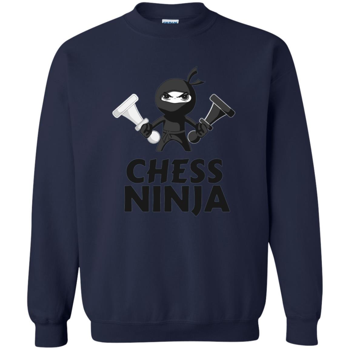 Funny Chess Ninja T-shirt Navy