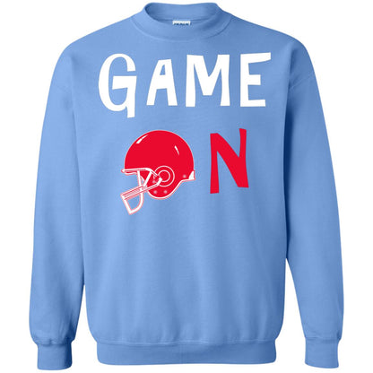 Football Lover T-shirt Game On Carolina Blue
