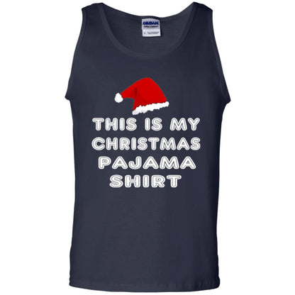 Christmas T-shirt This Is My Christmas Pajama Shirt Navy