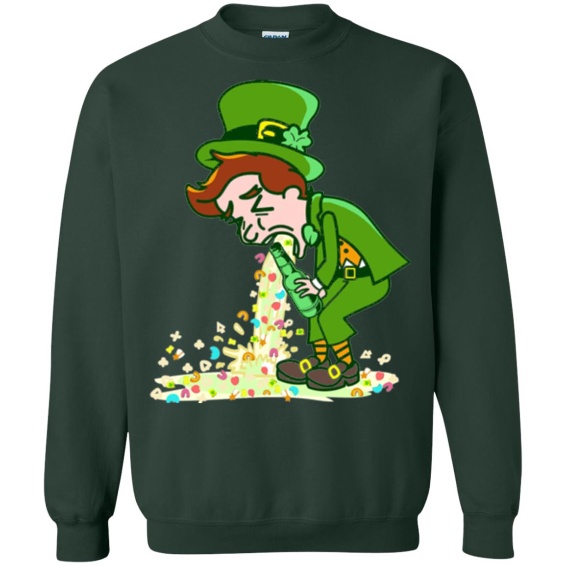 Saint Patty's Day Leprechaun St. Patricks Day T-shirt Forest Green
