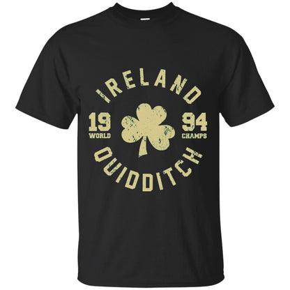 St. Patrick's Day Irish T-shirt Ireland Quidditch Black
