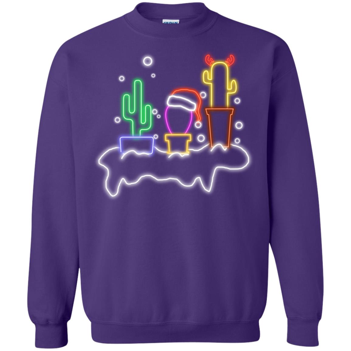Cactus Merry X-mas Gift Shirt Purple