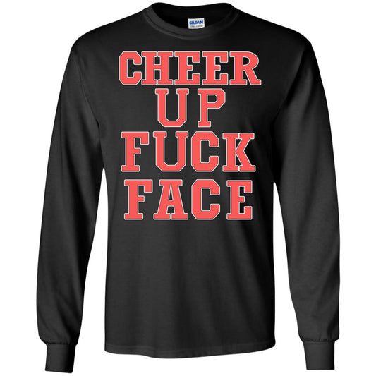 Cheer Up Face Shirt Black