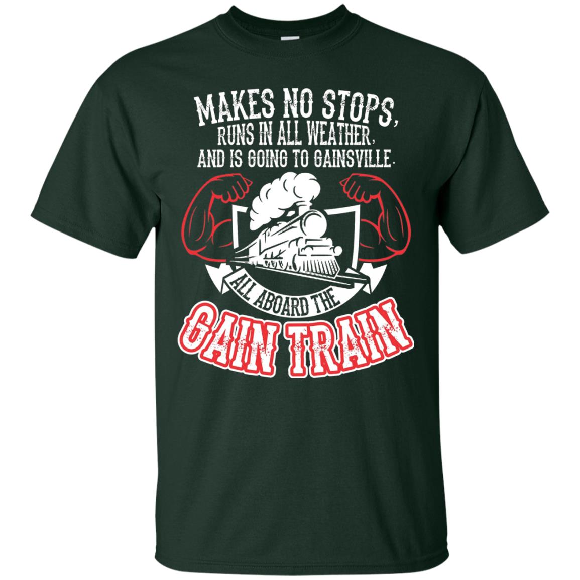 Makes No Stops Runs In All Weather And Is Going To Gainsville All Aboard The Gain Train Forest