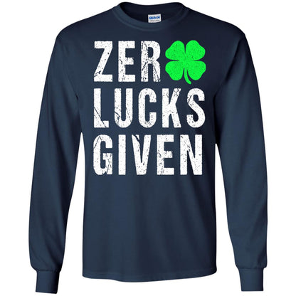 Shamrock Irish Funny Saint Patrick_s Day T-shirt Navy