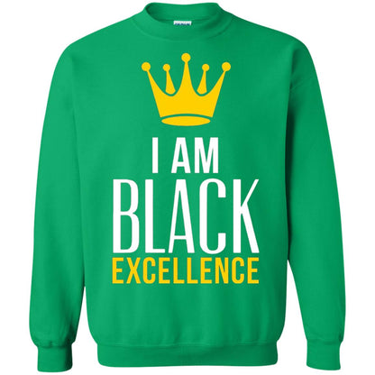 Black Excellence T-shirt Melanin Poppin_ Queen King Irish Green