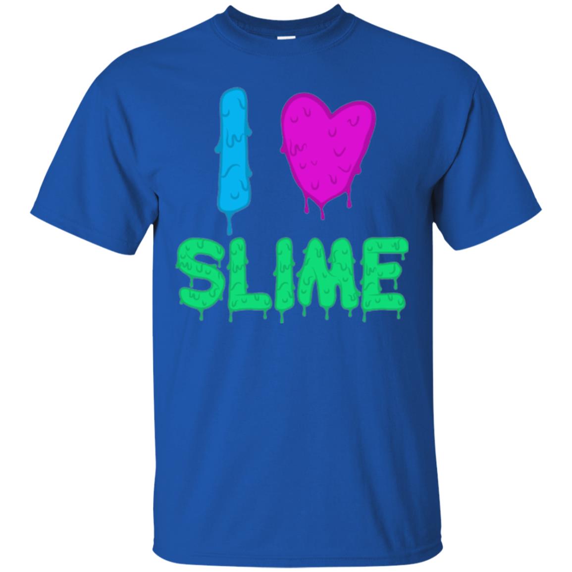 I Love Slime T-shirt Slime Lovers Royal