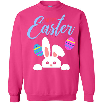 Emoji Bunny Egg Happy Easter Shirt Heliconia