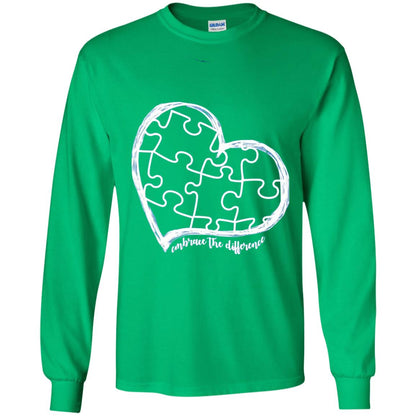 Autism Awareness Shirt Embrace Differences Irish Green