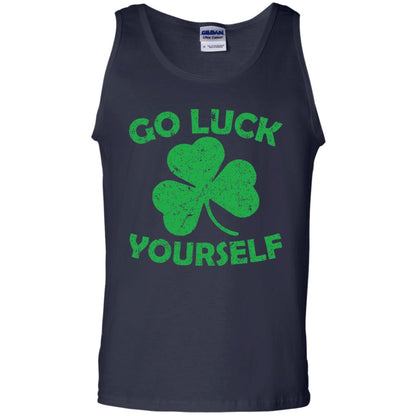 Go Luck Yourself St. Patrick_s Day T-shirt Navy
