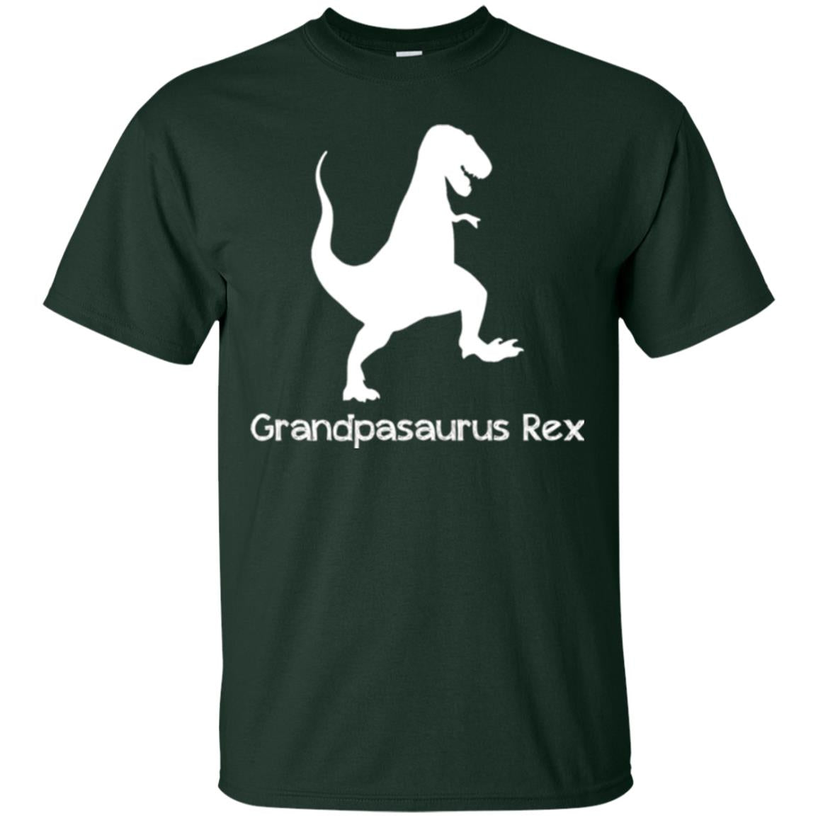 Family T-shirt Granpasaurus Rex Forest Green