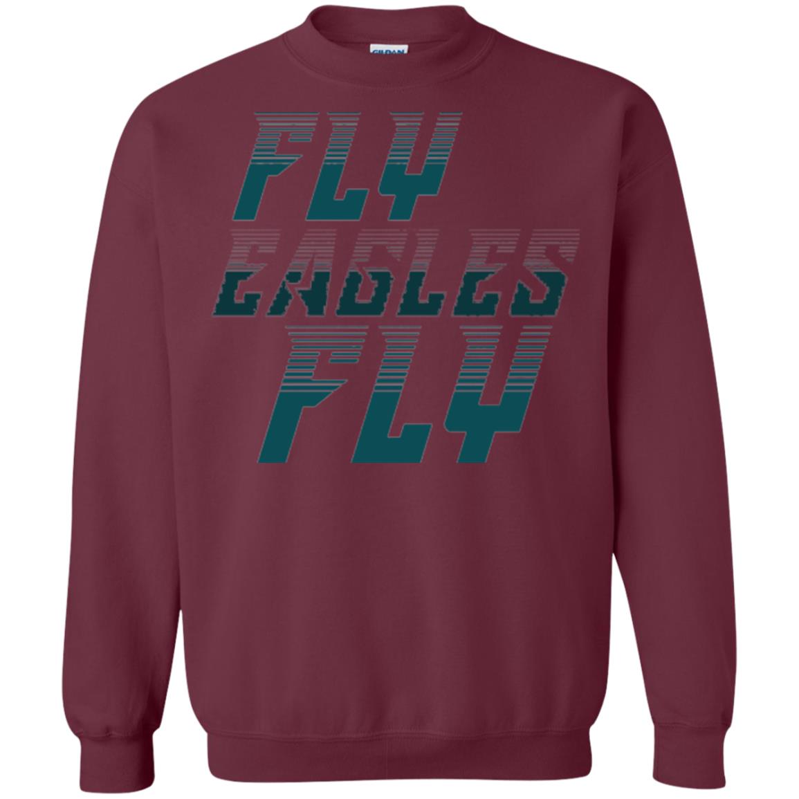 Football Lover T-shirt Fly Eagles Fly Maroon