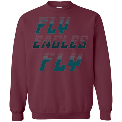 Football Lover T-shirt Fly Eagles Fly Maroon