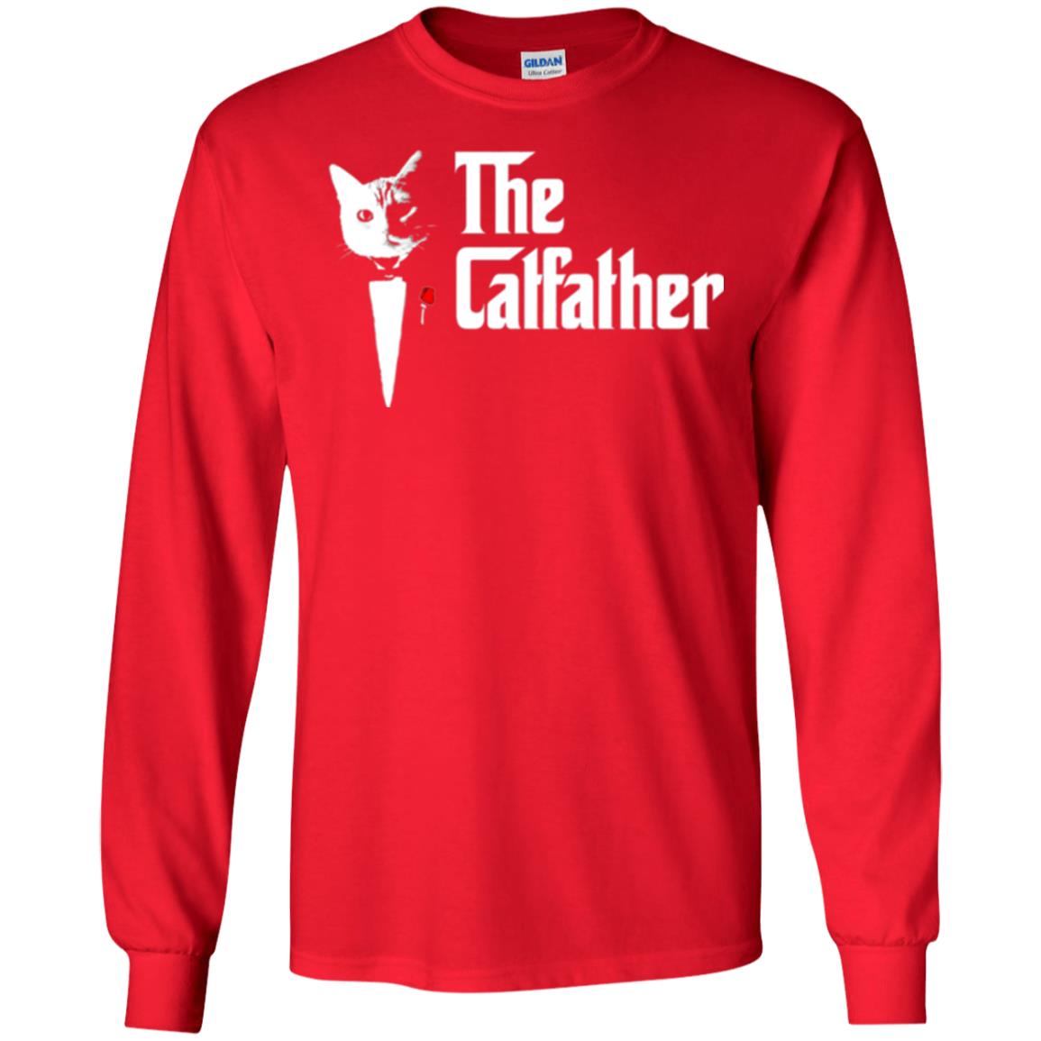 Daddy T-shirt The Catfather Red