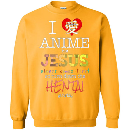 I Love Anime But Jesus Always Comes First Shirt